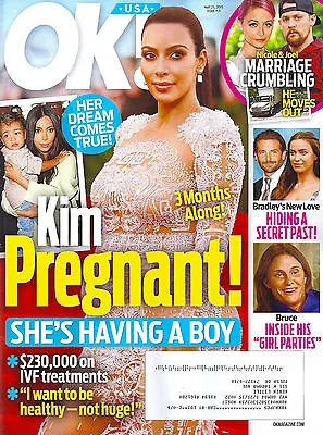 OK! Magazine May 25 2015 Kim Kardashian Nicole Richie Kelly Rutherford  • £16.09