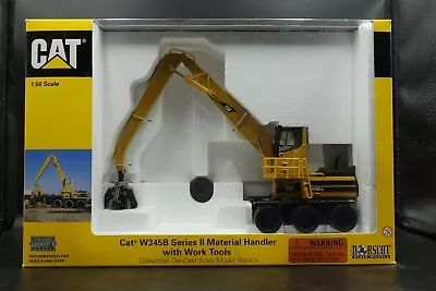 Norscot 55122 Cat W345b Series Ii Material Handler W/ Wk Tools 1:50 Scale N.i.b. • $79