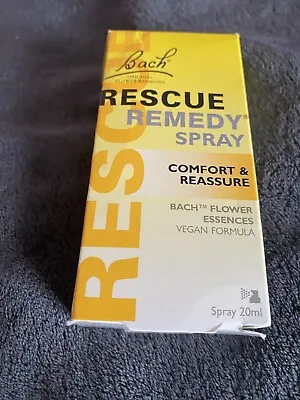 £8.50 • Buy Bach Rescue Remedy Spray, Flower Essences, Comfort And Reassure, Emotional