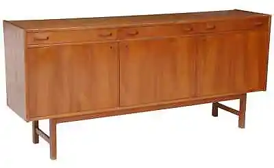 Midcentury Swedish Teak Sideboard Server Buffet By Tage Olofsson For Ulferts 72  • $2375