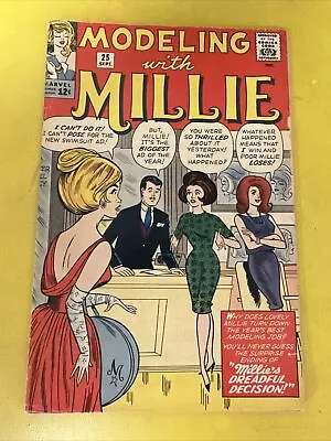 Modeling With Millie #25 September 1963 Bagged & Boarded 🐶 • $30