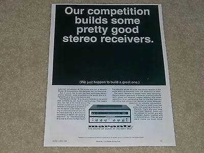 Marantz Model 18 Classic Receiver Ad 1 Page 1969 Article Frame It! • $9.99