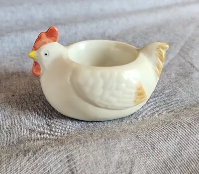 Vintage Ceramic Rooster Egg Cup Holder • $4