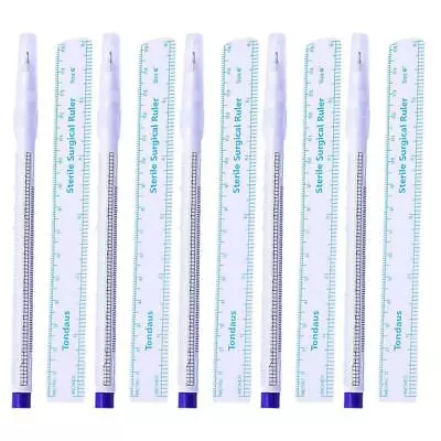 £7.86 • Buy Set Of 10 Tattoo Pens Paper Ruler Skin Marker Body Art Accessories Kit Blue