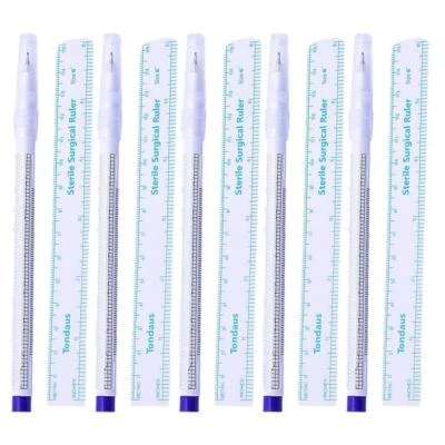 £7.86 • Buy Set Of 10 Tattoo Pens Paper Ruler Skin Marker Body Art Accessories Kit Blue
