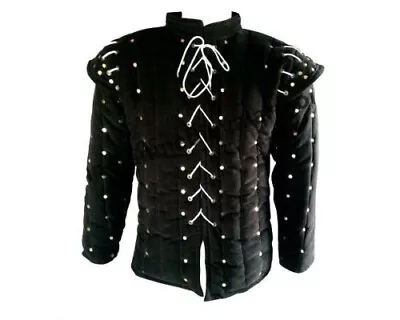 Studded Medieval Arming Doublet Jacket Functional Gambeson SCA Larp Costume Art • $93.93