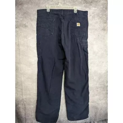 Carhartt Pants Men's 40 X 34 CAT-2 FR Flame Resistant Work Pants RN 14806 • $29.99