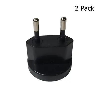 2-Pack Parrot AR Drone 2.0 2-Pin EU Replacement Plug Adapter • $15.41