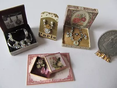 Artisan Susan Harmon Loretta Kasza  Ladies Lot Jewelry  Dollhouse Miniature 1:12 • $89