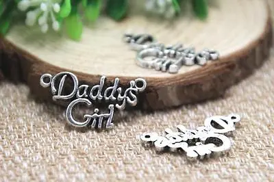 DADDY'S GIRL SILVER PENDANT CHARM FATHER DAUGHTER JEWELRY #KC25 Free Shipping • $6.49