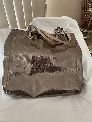 Michael Kors  Metallic Tote Gently Used One Strap Has Frayed As Seen In Picture • $25