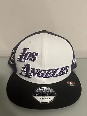 New Era 9FIFTY 2022-23 City Edition Los Angeles LA Lakers Snapback Hat Cap • $27.95