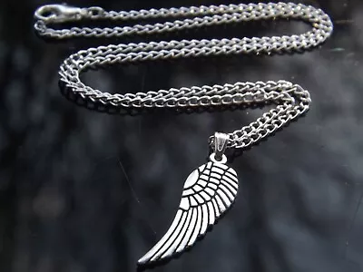 10 Silver Plated 16  Necklaces & Angel Wing Pendants Wholesale Jewellery Job Lot • £9.99