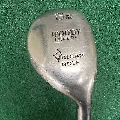 Vulcan Golf Woody Hybrid Z3+ 6  Iron 28 Degrees Lite Flex Graphite Shaft 38  • $22.52