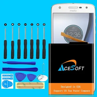 AceSoft 3620mAh Replacement Battery Repair Tool For Motorola Moto Z Droid XT1650 • $26.55