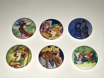 $3.25 • Buy 1  Set Of 6 Disney Robin Hood Lapel Badge Button Pins Pinback [p196]