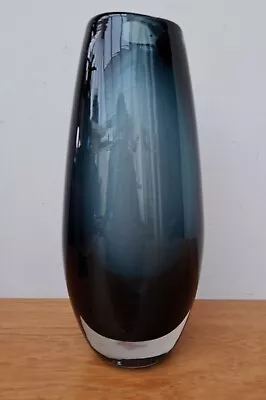 £40 • Buy Vintage 60s Geoffrey Baxter For Whitefriars Tapered Vase Midnight Teal Blue 9653