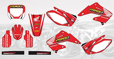 Am 341 Mx Motocross Graphics Decals Stickers For Honda Cr125 Cr250 2002 2003 • $89