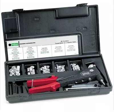 Marson M39316 RN-1 Metric Ribbed Rivet Nut Tool Kit W/ Gun Case And Mandrels • $89.99