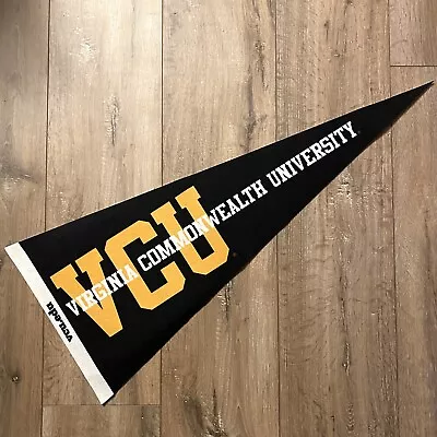 Virginia Commonwealth University VCU Felt Pennant 30” College Sports Flag Banner • $14.49