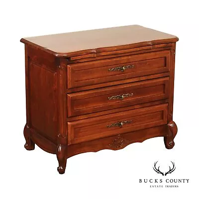 French Country Style Three Drawer Nightstand Chest • $695