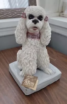 £43.67 • Buy Henri Studio 1989 Vintage Cast Stone Poodle 2825 Statuary Door Stopper NICE 