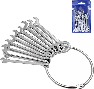 QYQRQF Mini Wrench Set Open End Wrench Combination Wrench Sets With Chain Ring M • $14.04