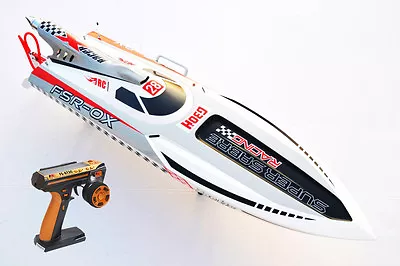 G30H 30CC Gray Fiber Glass 70KM/H Gasoline Racing ARTR RC Boat W/ Radio System • $1500.14