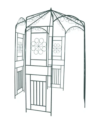 £119 • Buy Garden Arch Gate Metal Decorative Pergola Rose Archway Plant Climbing Frame Kit