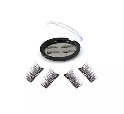 Dual Magnetic 3D Eyelashes - Premium False Eyelash Extension Set Natural Look  • £3.99