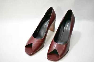 $24.99 • Buy Amanda Smith Shoes Open-Toe High Heels Red Size 7.5  Women's New