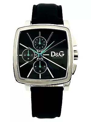 D&G Dolce & Gabbana DW0107 Goodtimes Multifunction Chronograph Black Strap Watch • $426.23