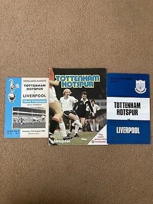 £1.95 • Buy Tottenham Hotspur V Liverpool 3 Programmes
