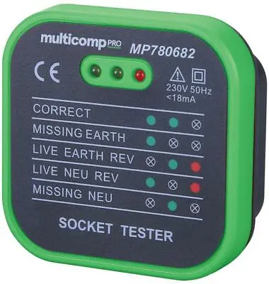 Mains Socket Tester MP780682 • £16.29