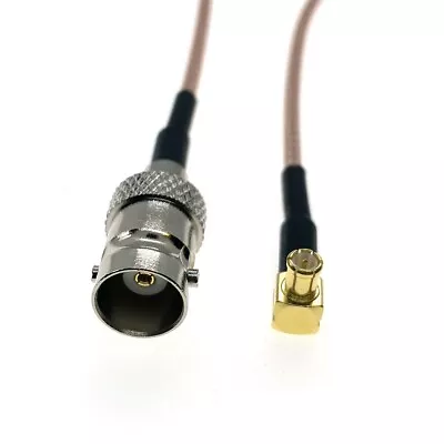 Adapter MCX Male Right Angle To BNC Female Jack Pigtail Connector Cable RG316 • $3.67