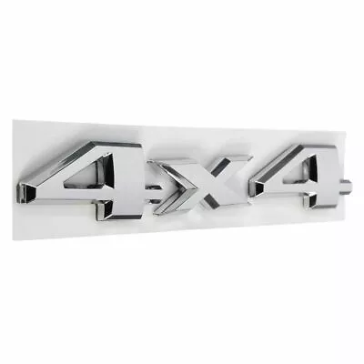 3D Chrome 4X4 Metal Letter Rear Trunk Emblem Badge Sticker Decal Car Accessories • $7.36