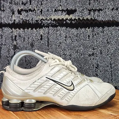 Nike Shox Bello Womens Shoes Size 7.5  Silver White Running Sneakers 308897-181 • $30.72