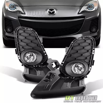 2012-2013 Mazda 3 Mazda3 4/5Dr Bumper Fog Lights+Switch Replacement Left+right • $84.95