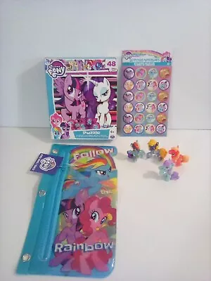 Lot Of 4 My Little Pony Puzzle 48 Piece + Stickers + Pencil Pouch + 4 2  MLPs • $16.99