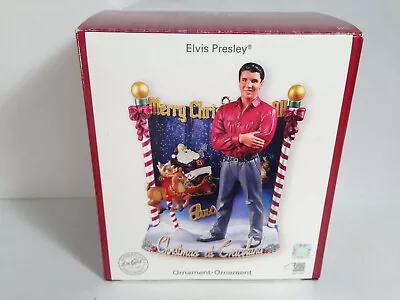 American Greetings ELVIS PRESLEY CHRISTMAS AT GRACELAND Musical Ornament • $14.99