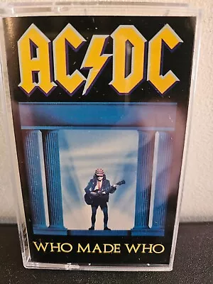 AC/DC Who Made Who 1986 CASSETTE TAPE BRIAN JOHNSON HARD ROCK CLASSIC • $29.99