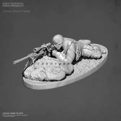 1:35 Resin Figure Model Russian Special Forces Sniper Unassembled Unpainted 50mm • $15.99