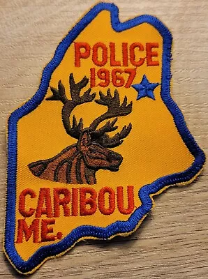 Vintage Maine Caribou Police Patch • $8.88