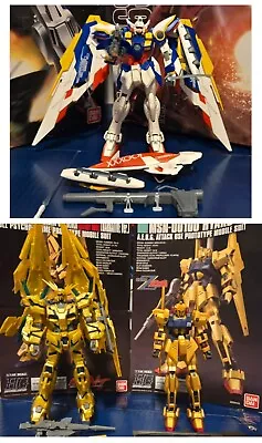 Partially Painted Wing Gundam MG Ver Ka Phenex Unicorn Gundam Hyaku-Shiki HG • $52