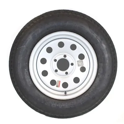 15  5-5  Bolt Circle Silver Modular Wheel And ST20575D15C Bias Trailer Tire • $158.99