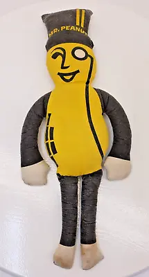 Vintage Planters Mr. Peanut Stuffed Plush Toy Doll Advertising Promo 18  Tall • $8.99