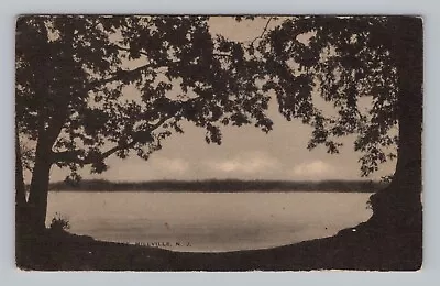 Postcard Overlooking Union Lake Millville New Jersey Sepia • $6.99