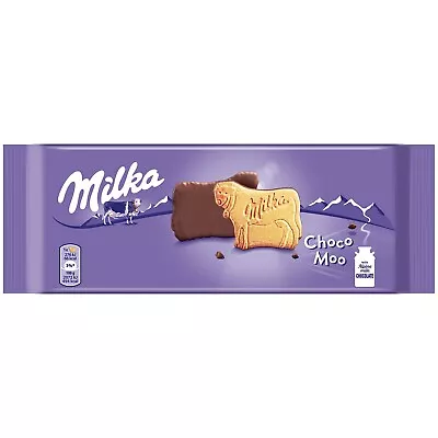 Milka CHOCO MOO COW Shaped Biscuits With Chocolate 200g/1 Box -FREE SHIP • $10.99