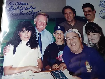 Vin Scully Rick Monday Signed 8x10 JSA Certified • $125