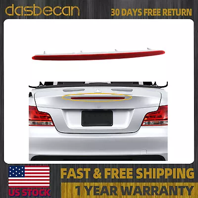$28.89 • Buy For 2008-2013 BMW 128i 135i M E82 E88 RED High Mount Stop 3rd Brake Tail Light